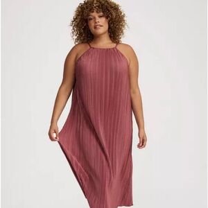 Torrid Pink Halter Maxi Dress
